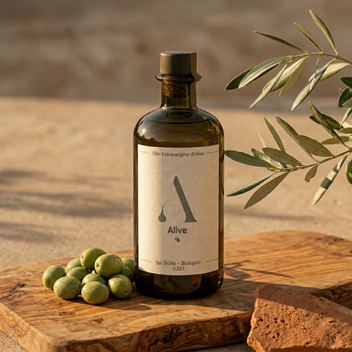 Alive — Olio Extravergine d'Oliva Biologico IGP | Confezione da 2 Bottiglie